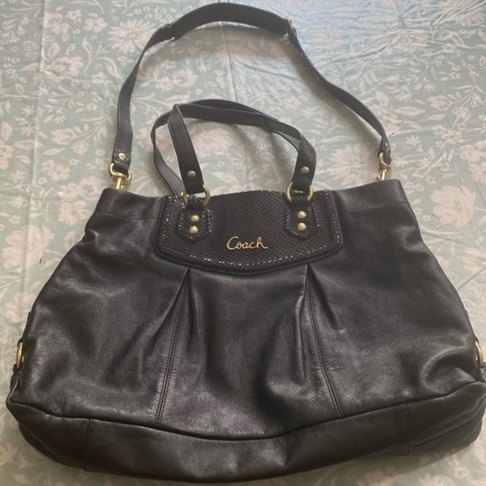 Authentic Coach Ashley Python. Excellent condition - image 1